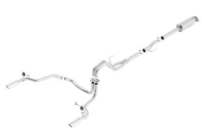 Borla 15-16 Ford F-150 3.5L EcoBoost Ext. Cab Std. Bed Catback Exhaust ATAK Single Split Rear Exit Borla