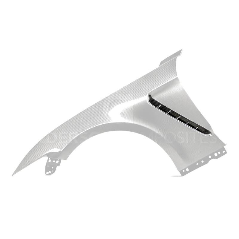Anderson Composites 15-17 Mustang Carbon Fiber GT350 Style Fender Vent Inserts (Only Fit AC Fenders) Anderson Composites