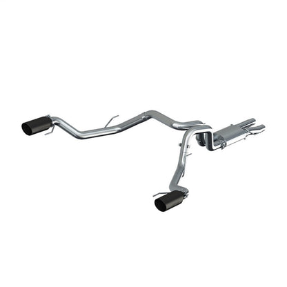 MBRP 17-20 Ford F-150 Raptor 3.5L Ecoboost Dual Rear Exit T409 3in Resonater Back Exhaust System MBRP