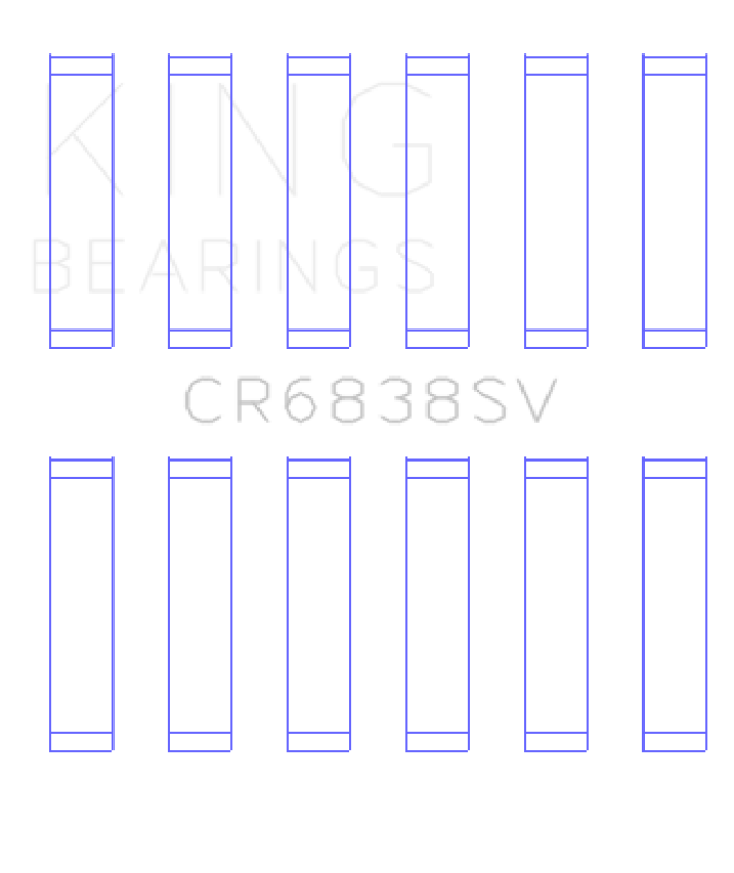 King Land Rover 2.7L TDV6 Sputter Replacement Connecting Rod Bearing King Engine Bearings