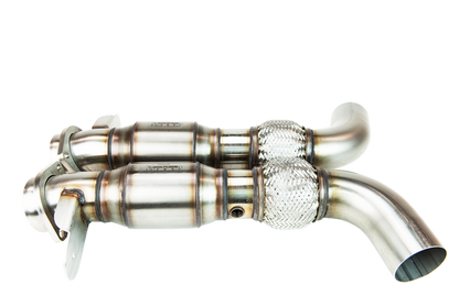 Kooks 2015+ Ford Mustang GT350 5.2L 3in x 2-3/4in Cat SS X-Pipe Kooks HDR Req Kooks Headers