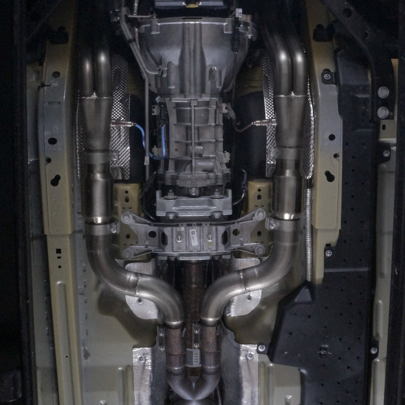 Stainless Works 2015+ Ford GT350 Headers 1-7/8in Primaries High-Flow Cats 3in Collectors Stainless Works