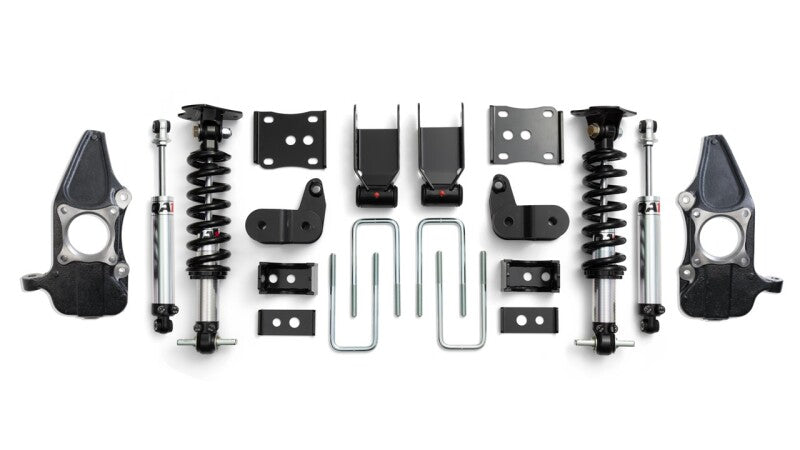 QA1 15-20 Ford F-150 4WD Lowering Kit w/ Spindles Double Adjustable 3.5in-5.5in QA1