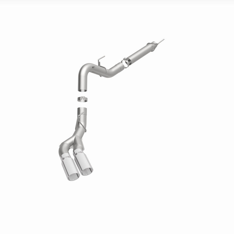 MagnaFlow CatBack 2018 Ford F-150 V6-3.0L Dual Exit Polished Stainless Exhaust - MF Series Magnaflow