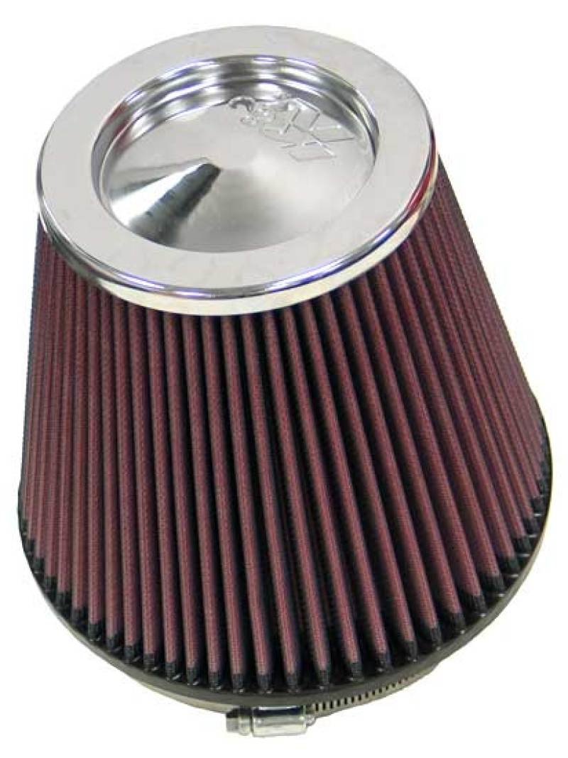 K&N Round Tapered Universal Air Filter 6in Flange ID x 7.5in Base OD x 5in Top OD x 6.5in Height K&N Engineering