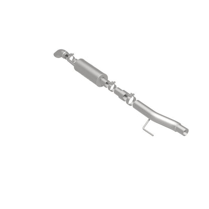 MagnaFlow Cat-Back, SS, 2.5/3in, Turn Down In Front Rear Tire 2015 Ford F150 5.0L V8 Ext Cab Magnaflow