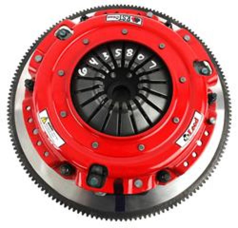 McLeod RST Twin Clutch Kit Ford Modular Engine 164 Tooth RG / 26 Spline Input Shaft w/Steel Flywheel McLeod Racing