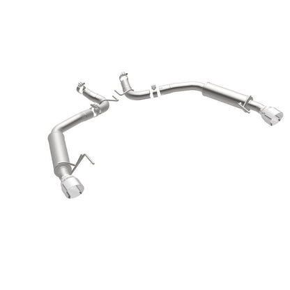 MagnaFlow Axle Back, SS, 2.5in, Competition, Dual Split Polish 4.5in Tip 2015 Ford Mustang Ecoboost Magnaflow