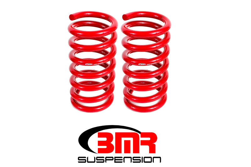 BMR 15-17 S550 Mustang Rear Drag Version Lowering Springs - Red BMR Suspension