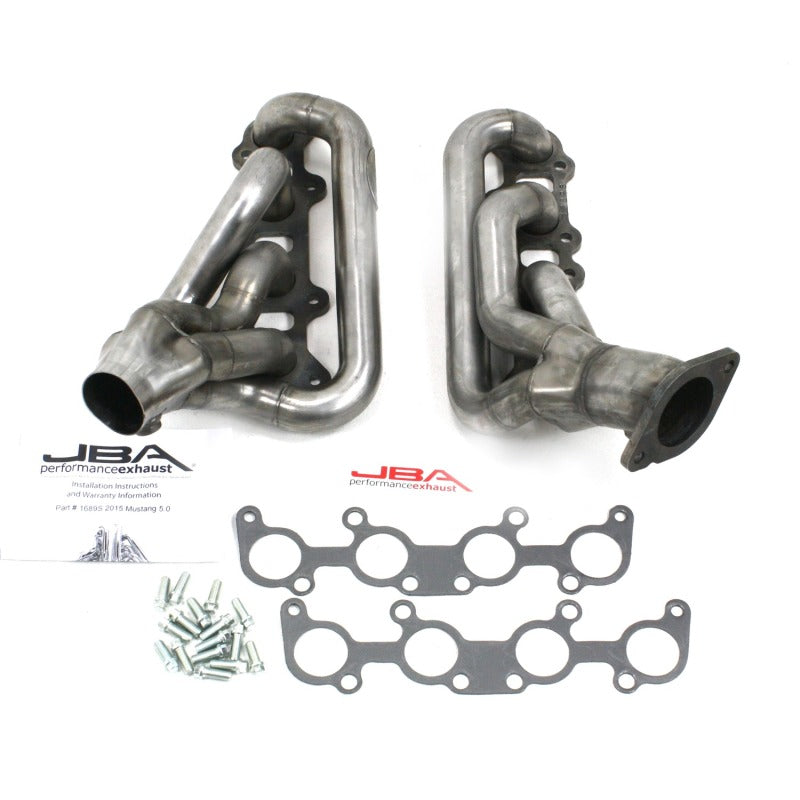 JBA 15-20 Ford Mustang 5.0L Coyote 1-3/4in Primary Raw 409SS Cat4Ward Header JBA