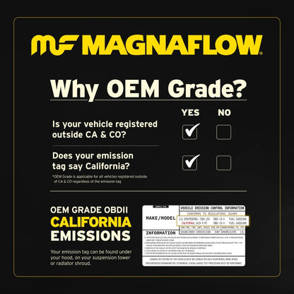 MagnaFlow 15-17 Ford F-150 XL V6 3.5L OEM Grade Direct Fit Catalytic Converter Magnaflow