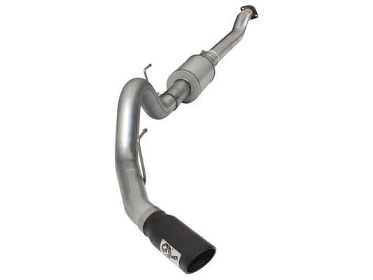 aFe Atlas Exhausts 4in Cat-Back Aluminized Steel Exhaust Sys 2015 Ford F-150 V6 3.5L (tt) Black Tip aFe