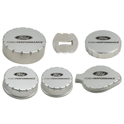 Ford Racing 15-25 Mustang 2.3L/5.0L Aluminum Machined Engine Cap Covers Ford Racing