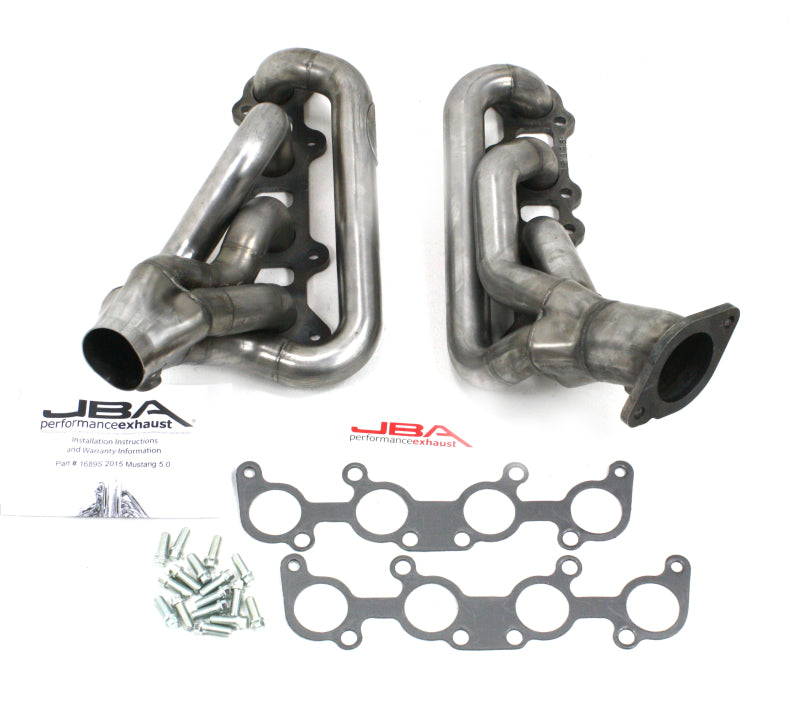 JBA 15-20 Ford Mustang 5.0L Coyote 1-3/4in Primary Raw 409SS Cat4Ward Header JBA
