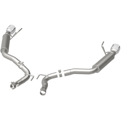 MagnaFlow Axle Back, SS, 2.5in, Competition, Dual Split Polish 4.5in Tip 2015 Ford Mustang Ecoboost Magnaflow