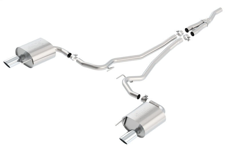 Borla Atak Cat Back 15-17 Ford Mustang 2.3L EcoBoost MT/AT 2.25in pipe 4in tip Borla