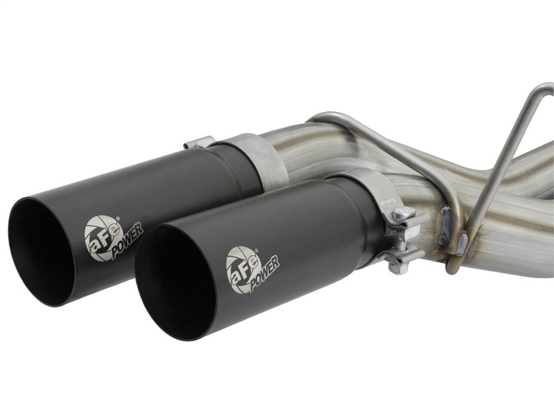 aFe POWER Rebel Series 3in 409 SS Cat Back Exhaust w/ Black Tips 17 Ford F-150 Raptor V6-3.5L aFe