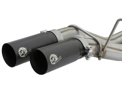 aFe POWER Rebel Series 3in 409 SS Cat Back Exhaust w/ Black Tips 17 Ford F-150 Raptor V6-3.5L aFe