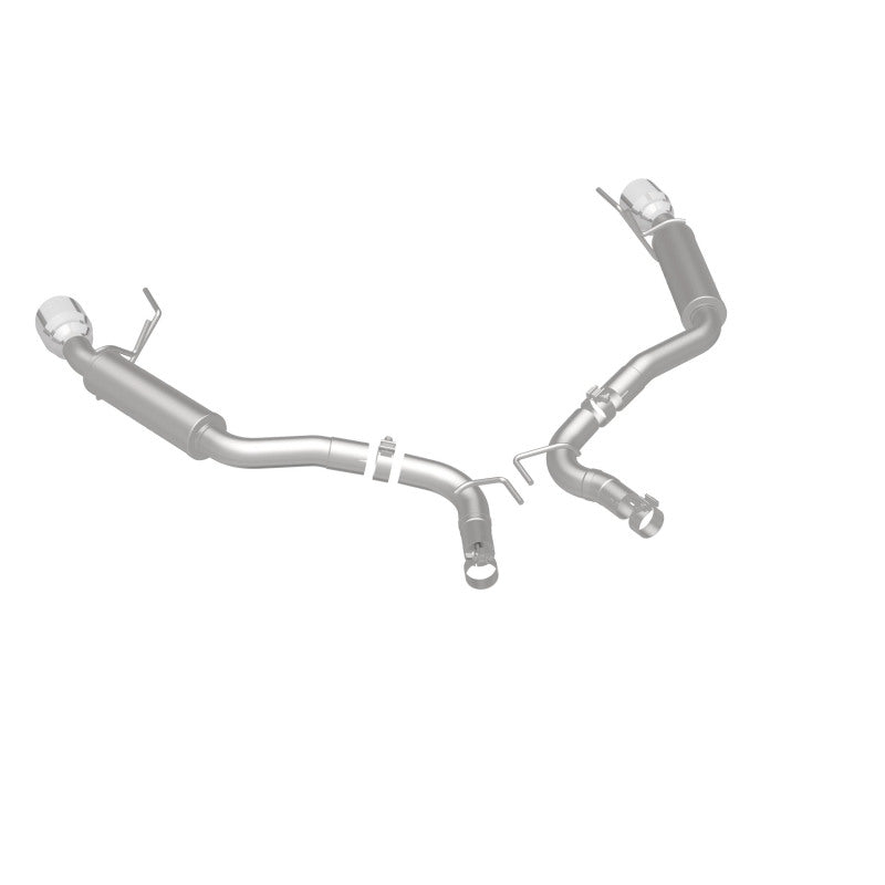 MagnaFlow Axle Back, SS, 2.5in, Competition, Dual Split Polish 4.5in Tip 2015 Ford Mustang Ecoboost Magnaflow