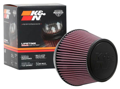 K&N Universal Tapered Filter 6in Flange ID x 7.5in Base OD x 5in Top OD x 5in Height K&N Engineering