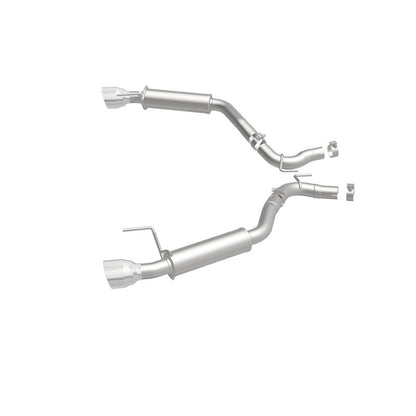 MagnaFlow Axle Back, SS, 2.5in, Competition, Dual Split Polish 4.5in Tip 2015 Ford Mustang Ecoboost Magnaflow