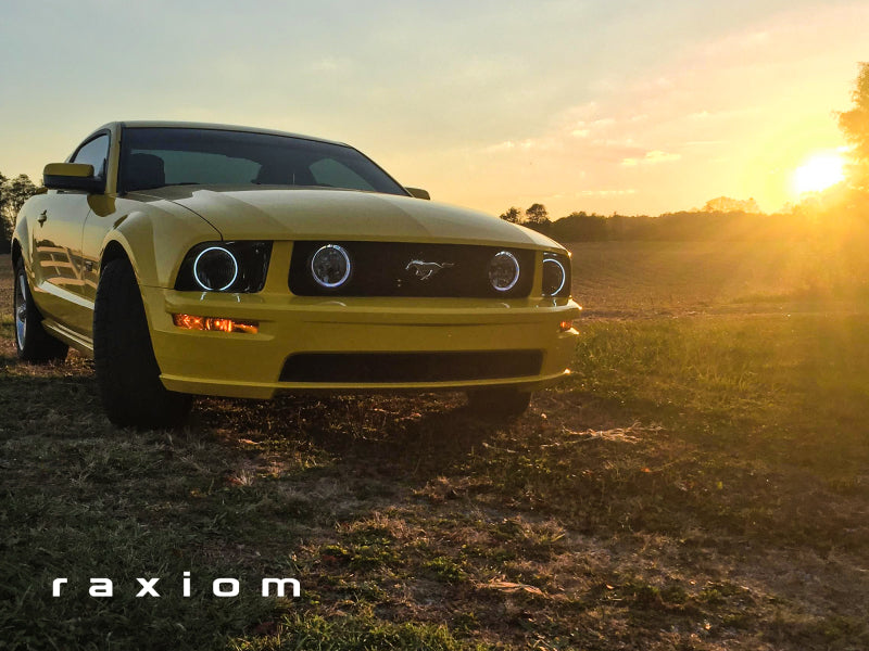 Raxiom 05-12 Ford Mustang GT LED Halo Fog Lights (Smoked) Raxiom