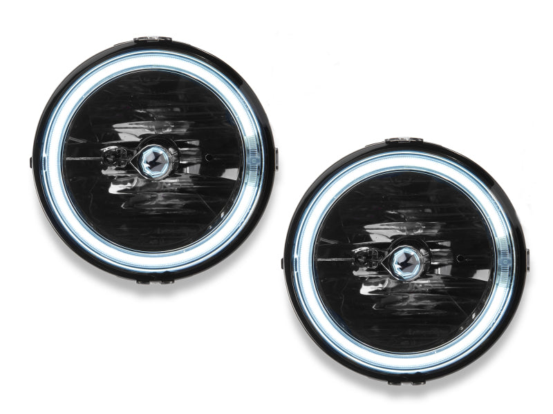 Raxiom 05-12 Ford Mustang GT LED Halo Fog Lights (Smoked) Raxiom