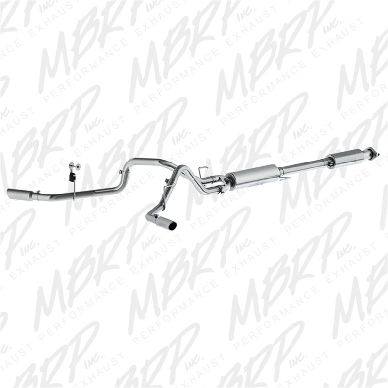 MBRP 2015 Ford F-150 5.0L 3in Cat Back Dual Split Side Exit AL Exhaust System MBRP
