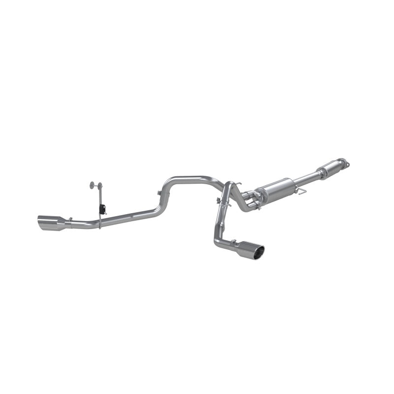 MBRP 2021+ Ford F150 2.7L/3.5L/5.0L 3in Aluminized Steel Cat-Back 2.5in Dual Split Side Exhaust MBRP