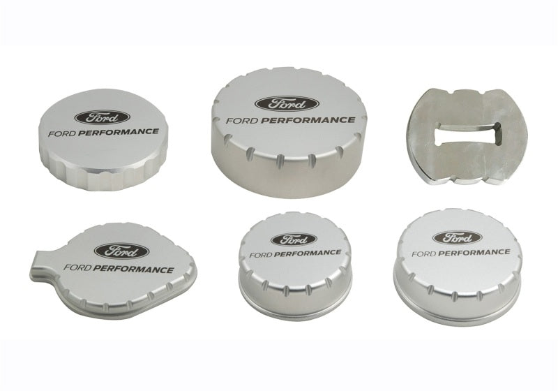 Ford Racing 15-25 Mustang 2.3L/5.0L Aluminum Machined Engine Cap Covers Ford Racing