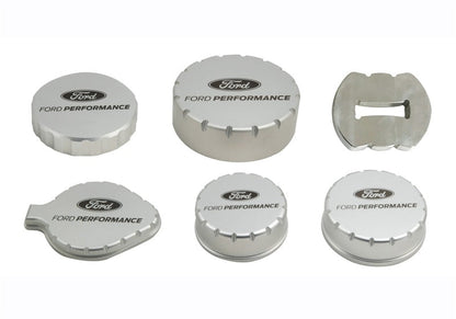 Ford Racing 15-25 Mustang 2.3L/5.0L Aluminum Machined Engine Cap Covers Ford Racing