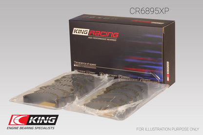 King Ford Ecoboost 3.5L V6 pMaxBlack Coated Connecting Rod Bearing Set - Size +0.25mm King Engine Bearings