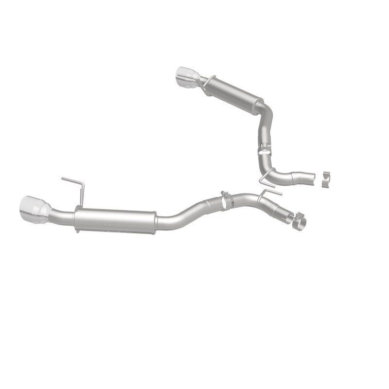 MagnaFlow Axle Back, SS, 2.5in, Competition, Dual Split Polish 4.5in Tip 2015 Ford Mustang Ecoboost Magnaflow