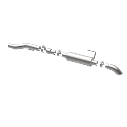MagnaFlow Cat-Back, SS, 2.5/3in, Turn Down In Front Rear Tire 2015 Ford F150 5.0L V8 Ext Cab Magnaflow