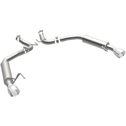 MagnaFlow Axle Back, SS, 2.5in, Competition, Dual Split Polish 4.5in Tip 2015 Ford Mustang Ecoboost Magnaflow