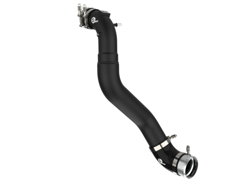 aFe BladeRunner 21-22 Ford F-150 Ecoboost V6-3.5L(tt) Aluminum Hot and Cold Charge Pipe Kit Black aFe