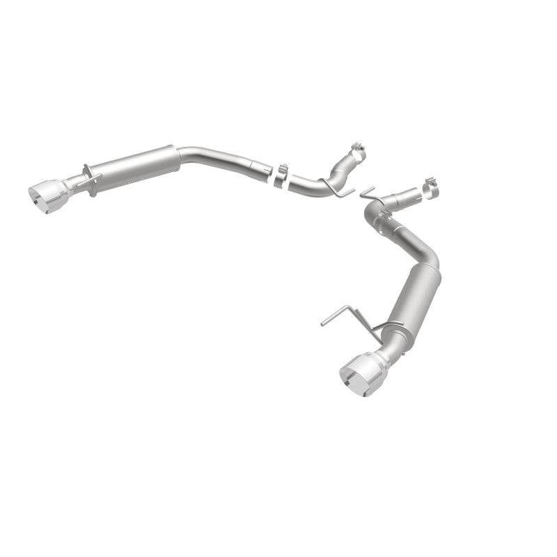 MagnaFlow Axle Back, SS, 2.5in, Competition, Dual Split Polish 4.5in Tip 2015 Ford Mustang Ecoboost Magnaflow
