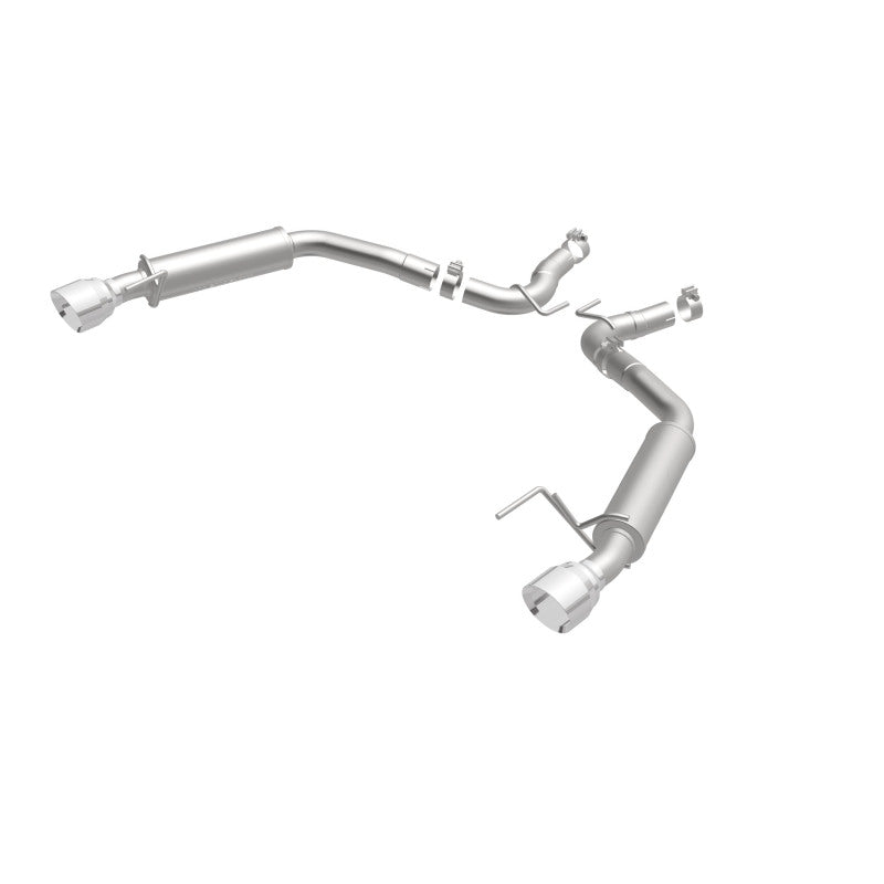 MagnaFlow Axle Back, SS, 2.5in, Competition, Dual Split Polish 4.5in Tip 2015 Ford Mustang Ecoboost Magnaflow