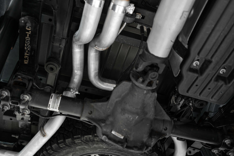 MBRP 17-20 Ford F-150 Raptor 3.5L Ecoboost Dual Rear Exit T409 3in Resonater Back Exhaust System MBRP