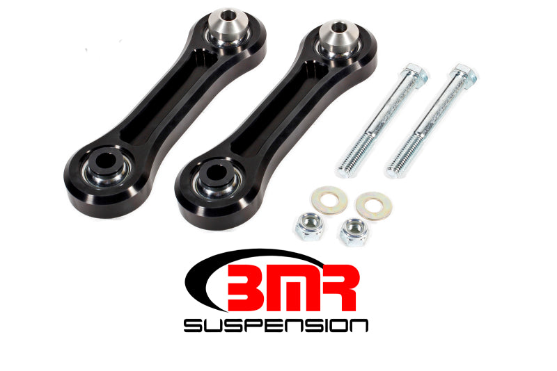 BMR 15-17 S550 Mustang Rear Lower Control Arms Vertical Link w/ Spherical Bearings - Black BMR Suspension