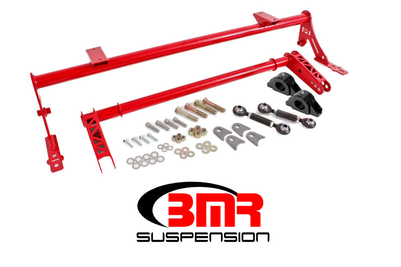 BMR 05-14 S197 Mustang Rear Bolt-On Hollow 35mm Xtreme Anti-Roll Bar Kit (Delrin) - Red BMR Suspension