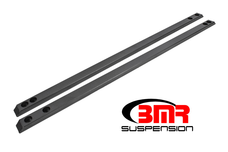 BMR 15-17 S550 Mustang Super Low Profile Chassis Jacking Rails - Black Hammertone BMR Suspension