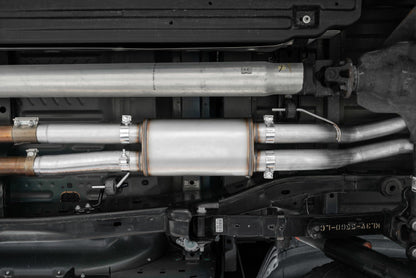 MBRP 17-20 Ford F-150 Raptor 3.5L Ecoboost Dual Rear Exit T409 3in Resonater Back Exhaust System MBRP