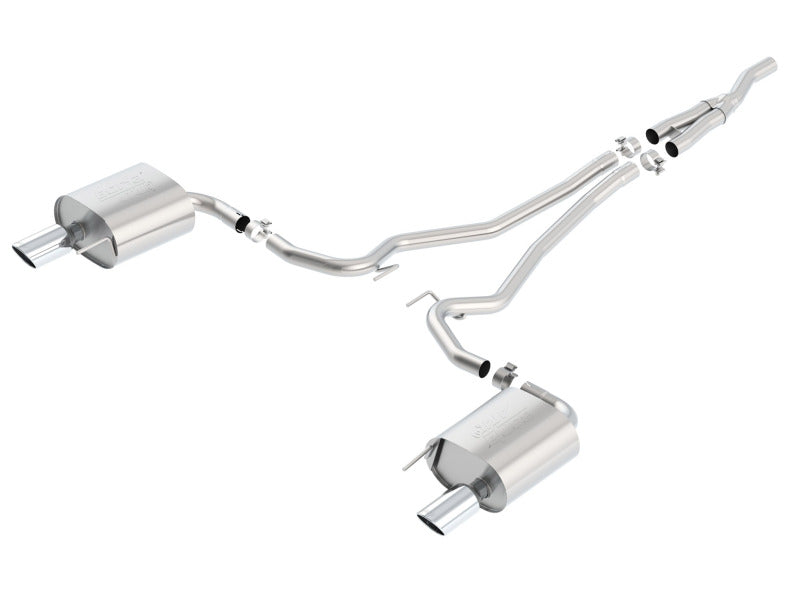 Borla Atak Cat Back 15-17 Ford Mustang 2.3L EcoBoost MT/AT 2.25in pipe 4in tip Borla