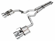 Load image into Gallery viewer, AWE SwitchPath Catback Exhaust - Quad Chrome Silver Tips (2024+ Mustang Dark Horse) Hellhorse Performance®