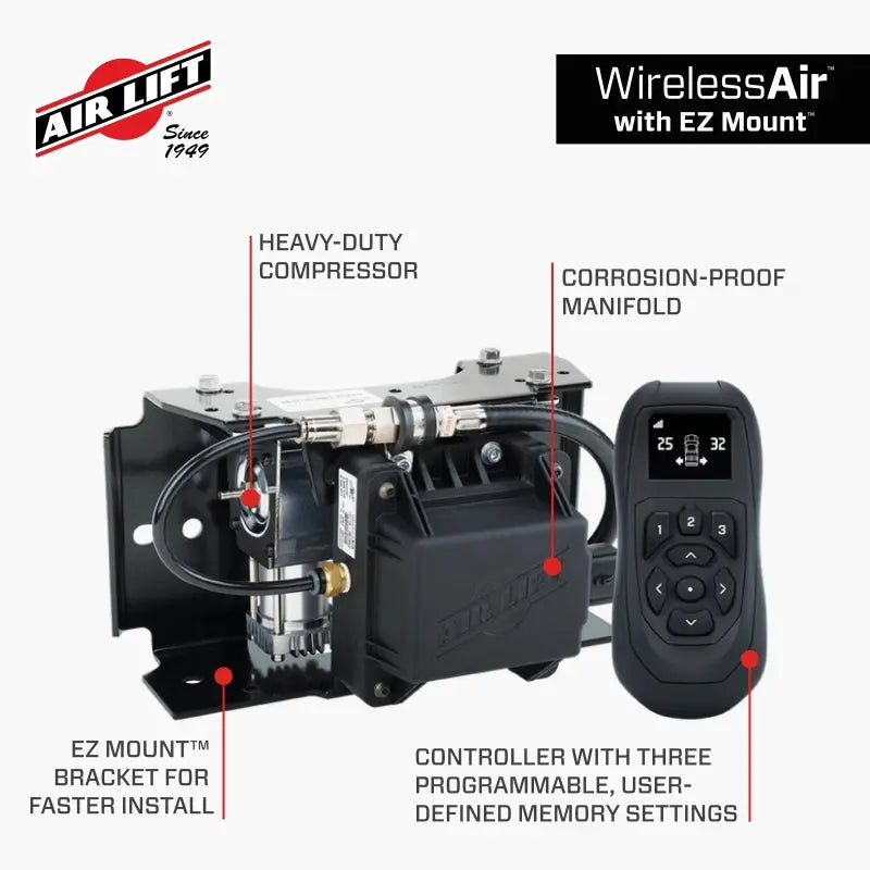 Air Lift Wireless Air Control System V2 w/EZ Mount Air Lift