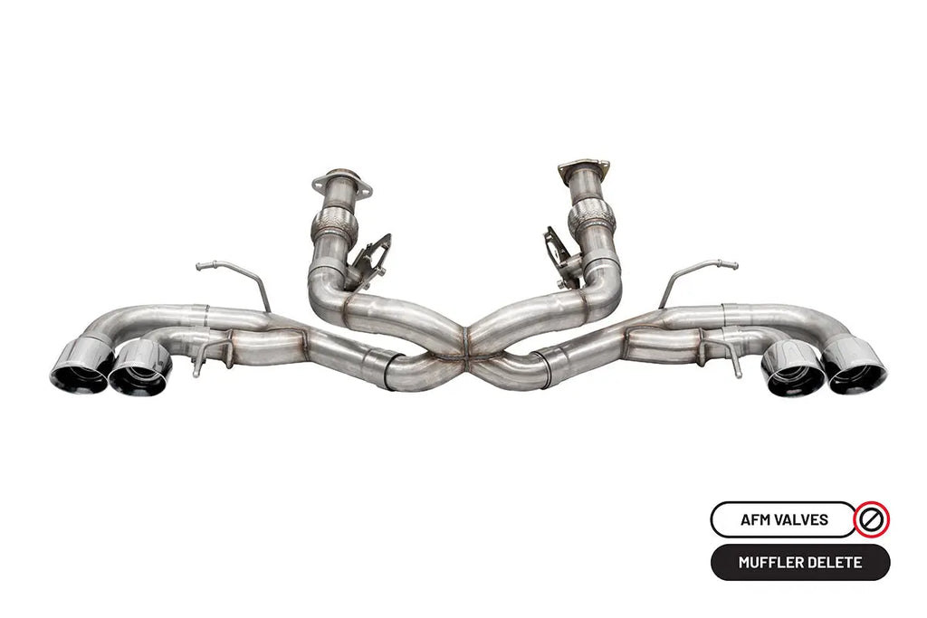 C8 Corvette Corsa 3in Xtreme Cat-Back Exhaust 4.5in Pol Quad Tips Hellhorse Performance®