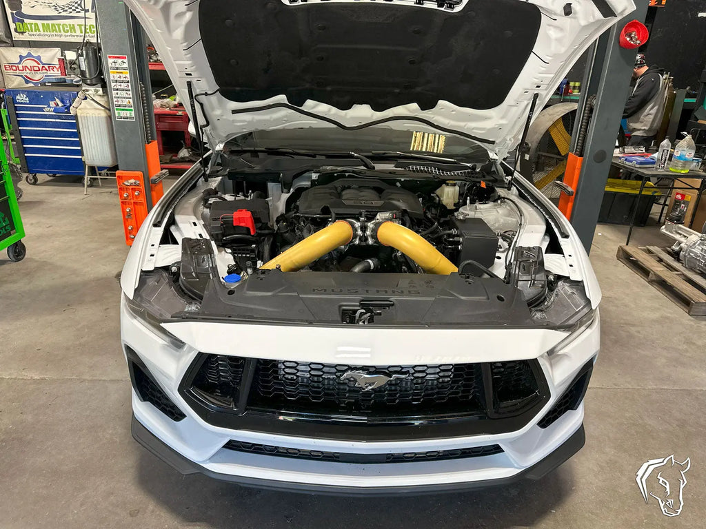 Hellhorse® Mid Mount Twin Turbo Kit - 2024+ Mustang GT - Dark Horse - 1500+WHP Rated Hellhorse Performance®