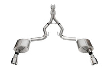 Load image into Gallery viewer, Corsa Performance 3.0” Dual Rear Exit Xtreme Cat-Back Exhaust System with 4.5” Pro Series Tips (2024+ Mustang GT Coupe w/ Non-Active Exhaust) - 21250 Hellhorse Performance®