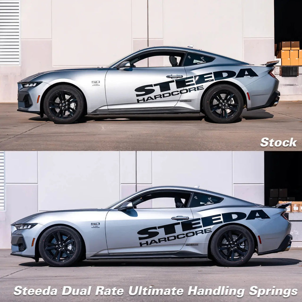 Steeda Mustang Dual Rate Ultimate Handling Lowering Springs (2015-2024) Steeda